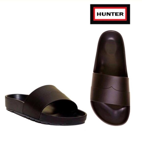 Hunter Shoes - Black Hunter Sandals